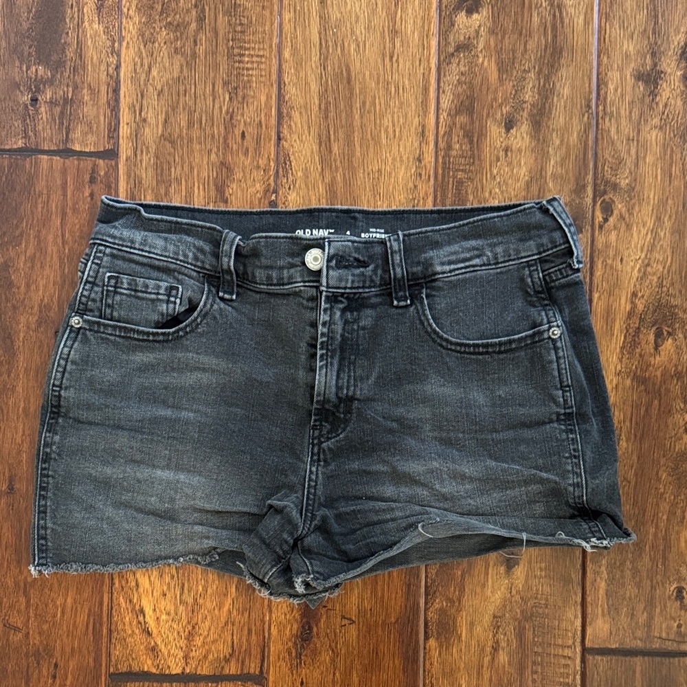 Old Navy Charcoal Denim Shorts